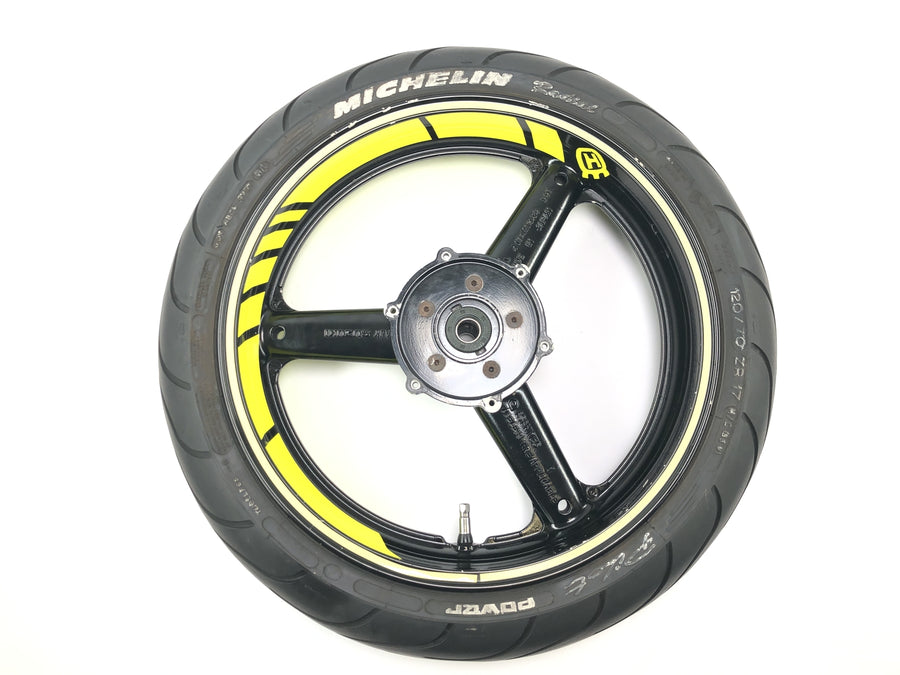 Husqvarna TE 610 H6 8AE [Suzuki RGV 250] - Wheel rim tire set front wheel 3.50 x 17 rear wheel 4.50 x 17 set with mock copy