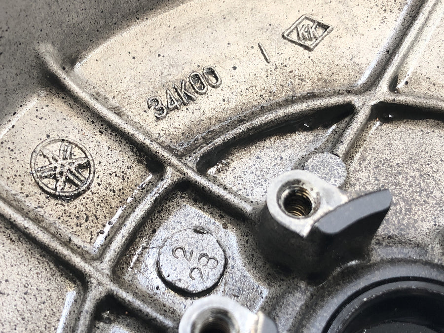 Yamaha TT 600 59X [1986] - light machinery lid Limmid lid motor lid