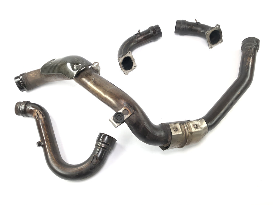Ducati 999 H4 [2003] - Pipes d'échappement du collecteur d'échappement