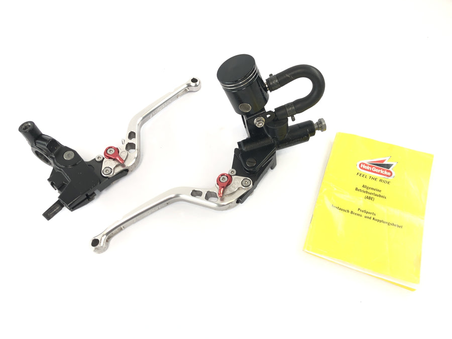 Triumph Speed Triple 1050 515NJ [2007] - Bremshebel Kupplungshebel Set Motorradhebel Prosports mit Gutachten und CNC Ausgleichbehälter