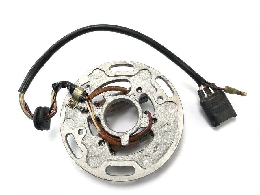 Kawasaki KX 250 [1982] - Stator alternator lighting plate generator plate