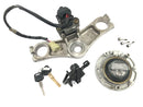 Honda VFR 800 FI RC46 [1999] - Kit de serrures avec té de fourche supérieur, serrure de contact, serrure de selle, bouchon de réservoir-3