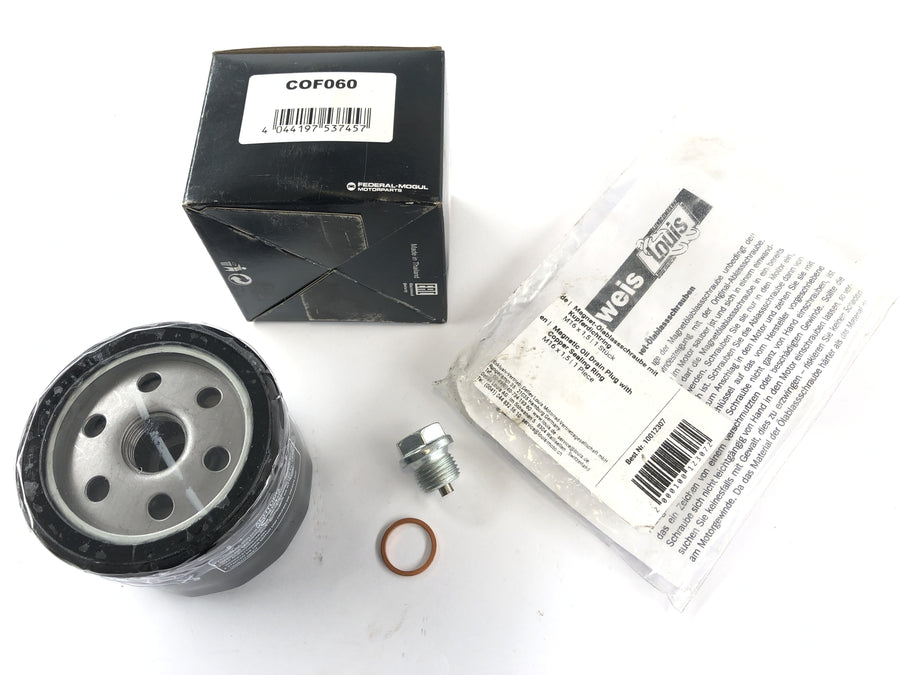 BMW K 1300 S K12S [2010] - Oil filter Magnet oil trap screw copper dich ring