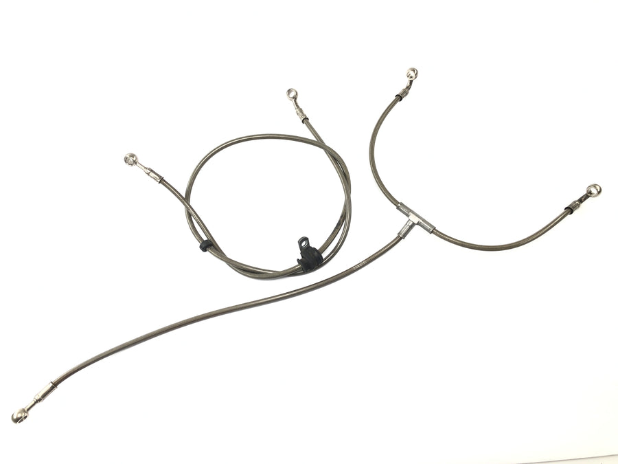 Triumph Speed Triple 1050 515NJ [2007] - Brake line kit steel flex set front rear