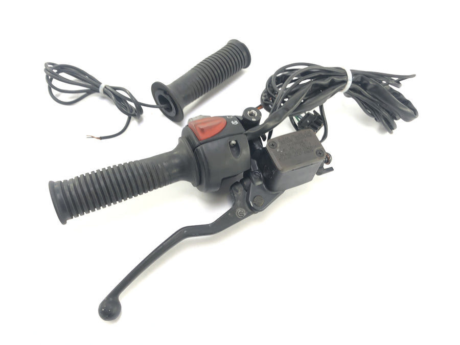 BMW F 650 GS Dakar [2007] - Lenkerarmatur Lenkerschalter rechts Gasgriff mit Handbremspumpe