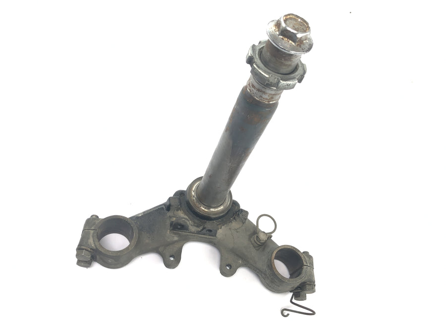Yamaha DT 175 2K4 [1982] - Té de fourche inférieur, colonne de direction, support de colonne de direction