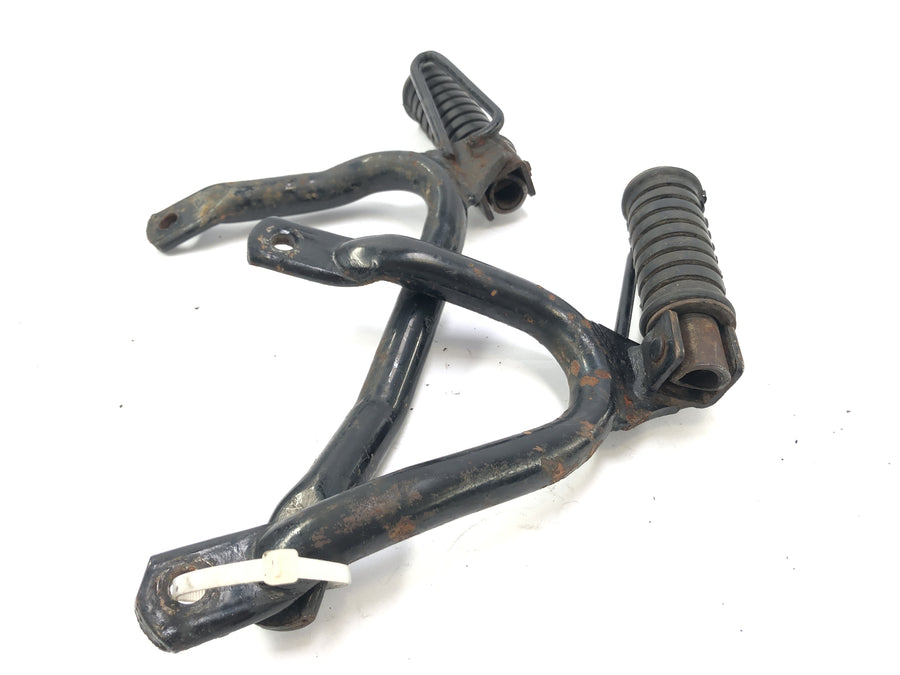 Yamaha XT 350 3YT / 55V [1990] - Soziusfußrasten mit Halter Set Paar