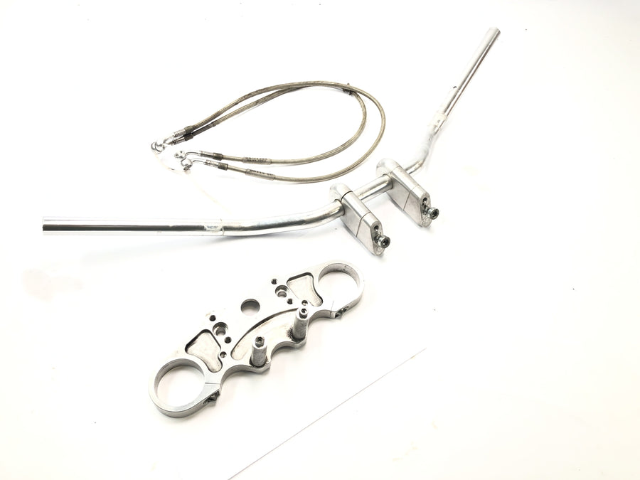 Kawasaki ZX 12 R ZXT20A [2001] - Kit de conversion Superbike Spiegler pont de fourche accessoire guidon avec ABE