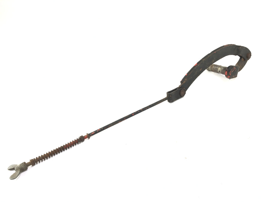 Yamaha XT 500 1U6 [1981] - Brake pedal mount with brake linkage
