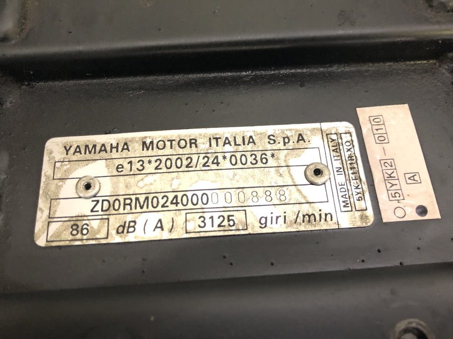 Yamaha MT 03 RM02 [2007] - Châssis châssis principal avec papiers