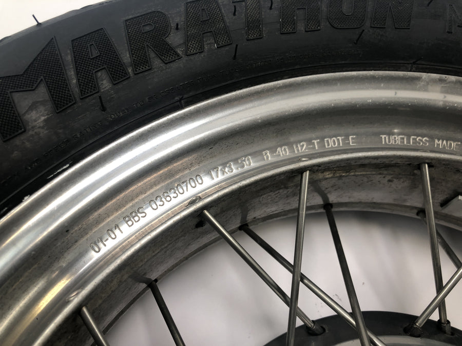 Moto Guzzi California 1100 EV KD [1998] - jante arrière à rayons 3,50 x 17"
