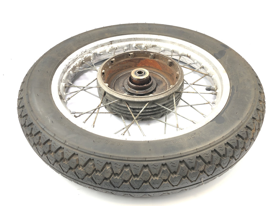 BMW R75/5 [1973] - rear wheel Rad rim at the back spoke wheel drum brake