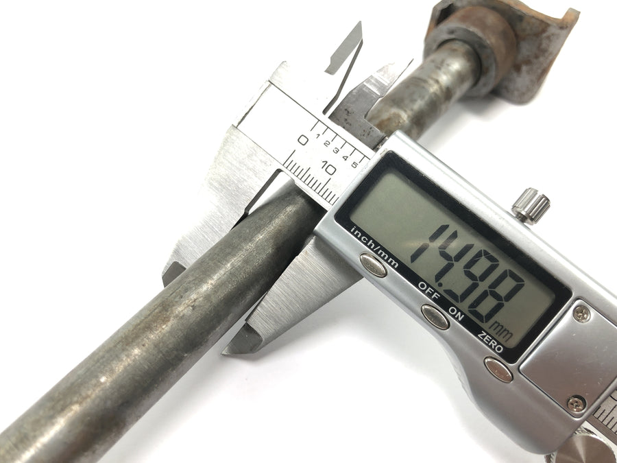 Sachs ZX 125 [1998] - axe de roue arrière axe de roue complet 15mm