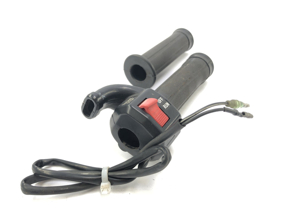 Yamaha XT 350 3YT / 55V [1990] - handlebar fittings on the right gas handle