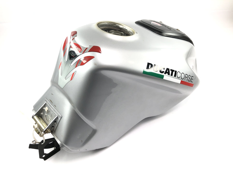 Ducati ST3 S3 [2004] - Tank Kraftstofftank silber Benzintank Tankbehälter