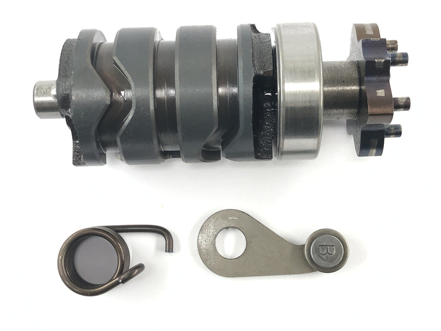 Yamaha DT 125 R DE03 [2000] - Schaltwalze Schaltstern Schaltnocken Schaltmechanismus