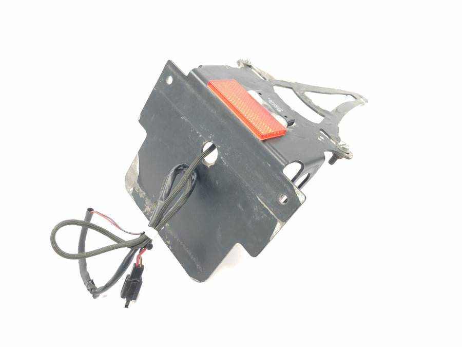 Kawasaki Versys KLE 650 A [2006] - Support de plaque d'immatriculation avec éclairage de plaque d'immatriculation et réflecteur