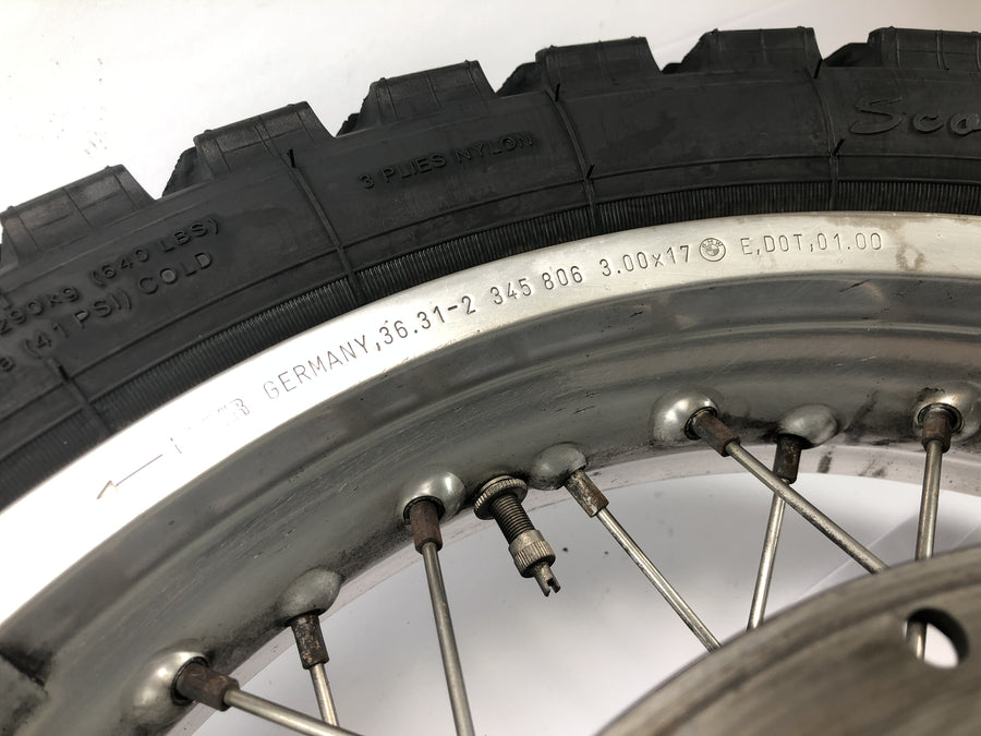 BMW F 650 GS R13 [2000] - Hinterrad Rad Felge Speichenrad 3.00 x 17"