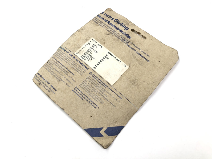 KAWASAKI Z 1100 KZT10A [1984] - Poussinets de frein à disque avant couverture de frein VA Abe
