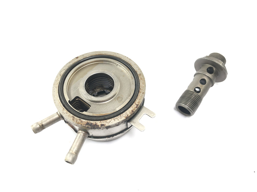 Honda ST 1100 SC26 Pan European [1990] - Ölkühler Ölfiltergehäuse Ölfilteradapter