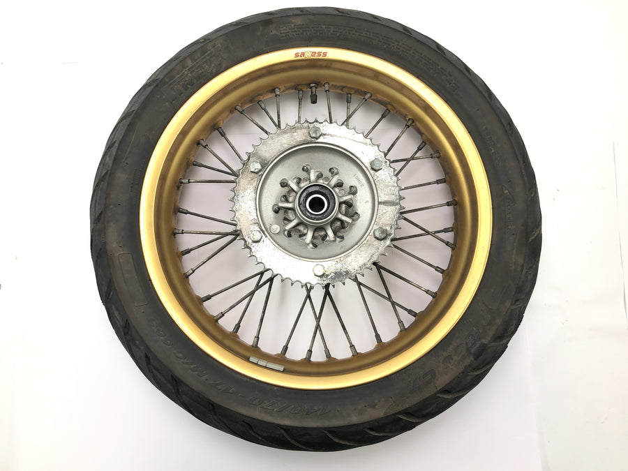 Yamaha WR 125 X DE07 [2010] - Rear wheel rim spoke wheel 3.50 x 17"