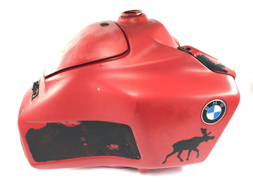 BMW R 100 GS 247E [1991] - Réservoir de carburant réservoir d'essence réservoir de tourisme en plastique rouge
