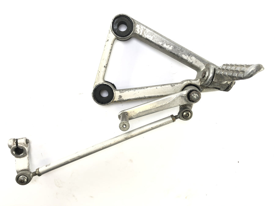 Cagiva Mito 125 8P [1991] - Driver's footrest left with gearshift pedal and rod