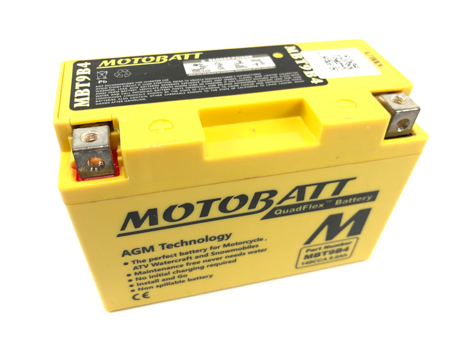 Various models - battery AGM starter battery QuadFlex MBT9B4 maintenance-free