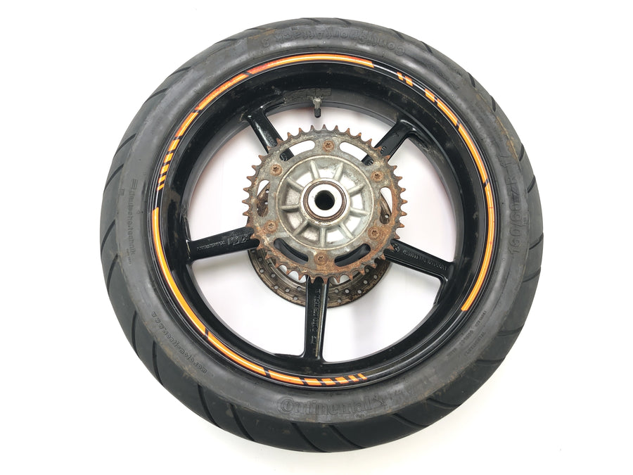 KTM Duke 690 A3 [2012] - Rear wheel rim complete wheel brake disc sprocket 5.00 x 17"