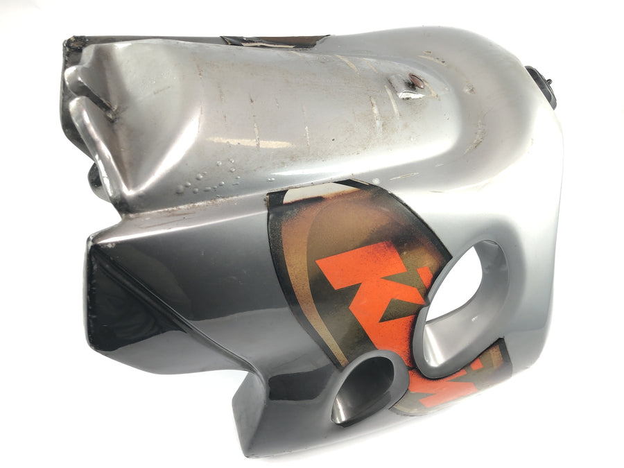 KTM 640 Adventure LC4 [2001] - Réservoir de carburant avec robinets de carburant endommagés
