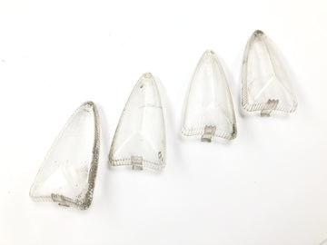 Yamaha WR 125 X DE07 [2010] - verre de clignotant couvercle de clignotant lentille de clignotant jeu de verres transparents - 0