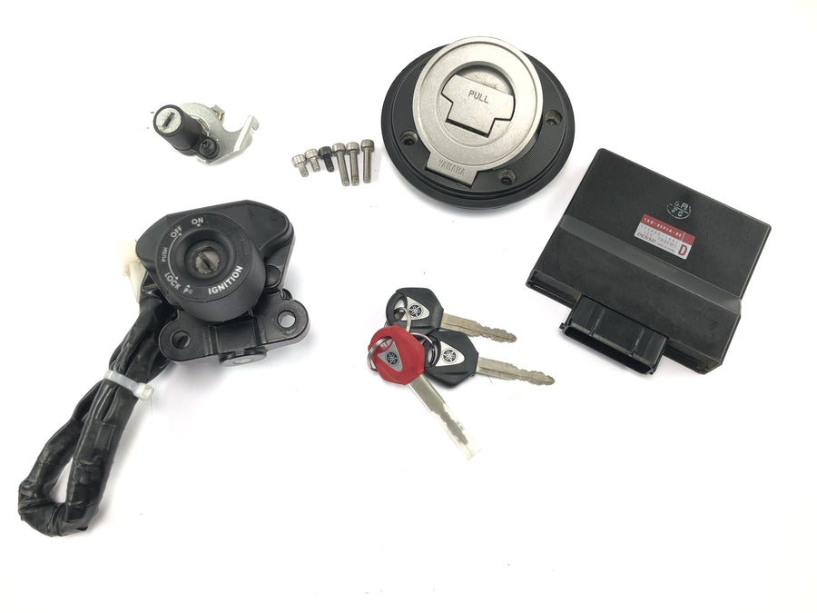 Yamaha MT07 RM04 [2014] - Schlosssatz Zündschloss Tankschloss Sitzbankschloss ECU Wegfahrsperre
