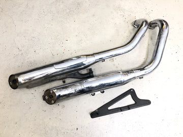 Kawasaki VN 800 VN800A [1996] - Auspuffanlage Auspuff Endtopf Krümmer Auspuffrohre komplett mit Halter