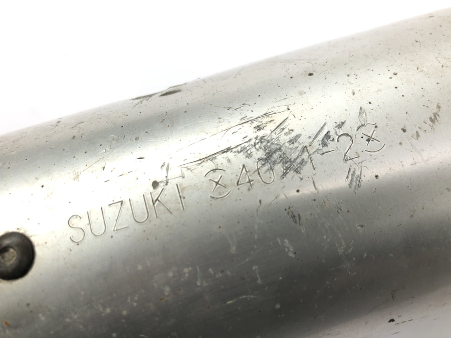 Suzuki RG 250 Gamma GJ21D [1987] - Schalldämpfer links Auspuff Endschalldämpfer mit Kratzer