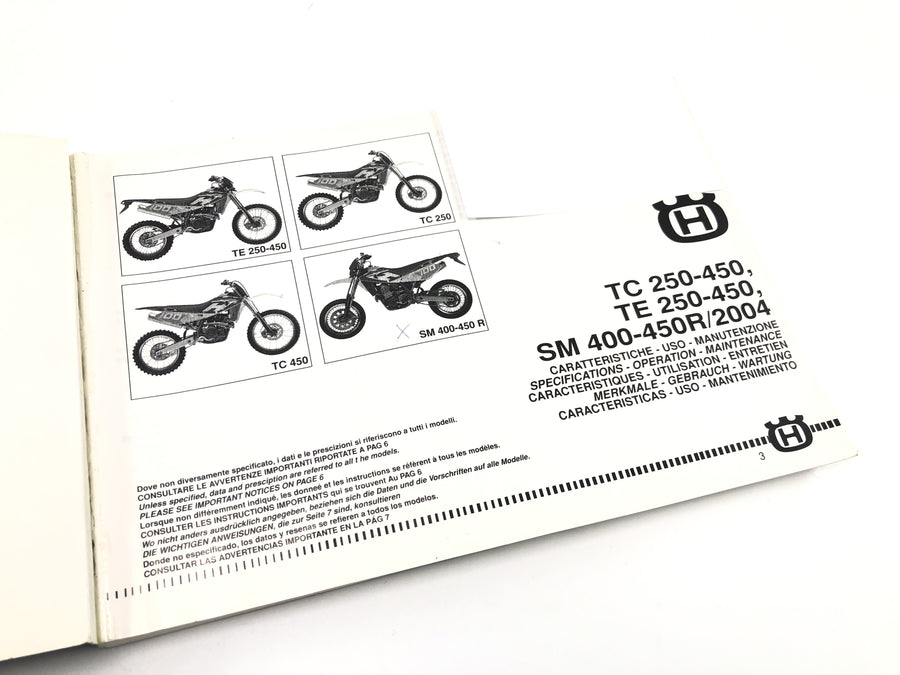 Husqvarna TR 450 - mode d'emploi manuel mode d'emploi