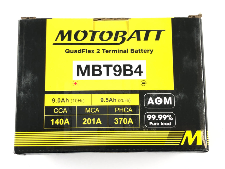 Various models - battery AGM starter battery QuadFlex MBT9B4 maintenance-free