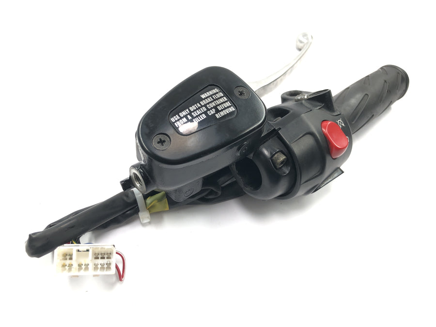 Triumph Bonneville T100 986MF [2012] - Handlebar fitting, right, handlebar switch, brake pump, front