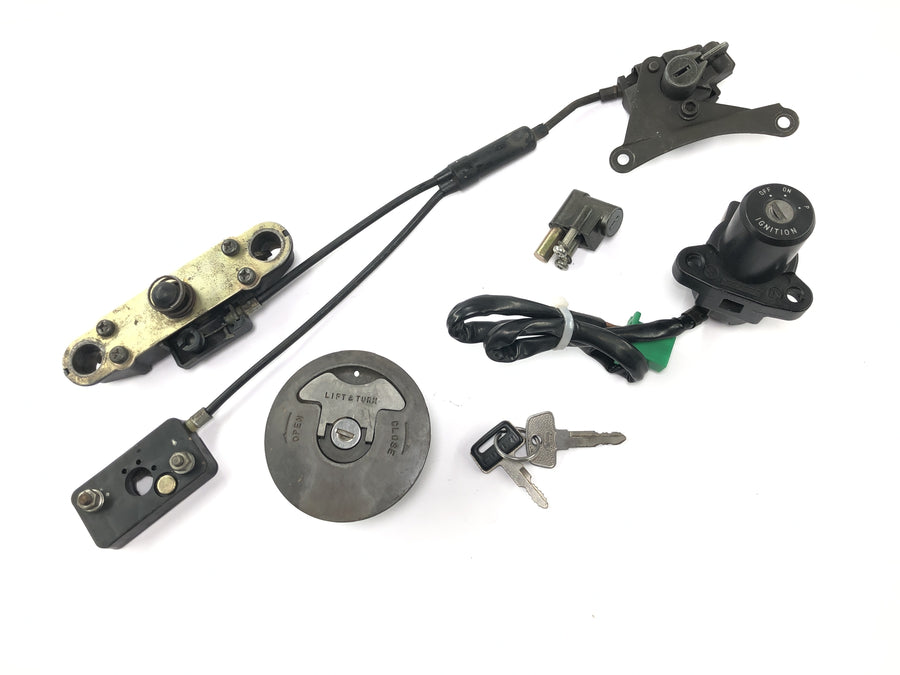 Suzuki GSX R 1100 GU74C [1987] - Kit serrures serrure de contact serrure de réservoir serrure de guidon serrure de selle