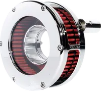 Harley-Davidson FLSTFB 1690 Fat Boy Special [2017] - BA air filter kit - Surface: Chrome-plated, Red - Image 3