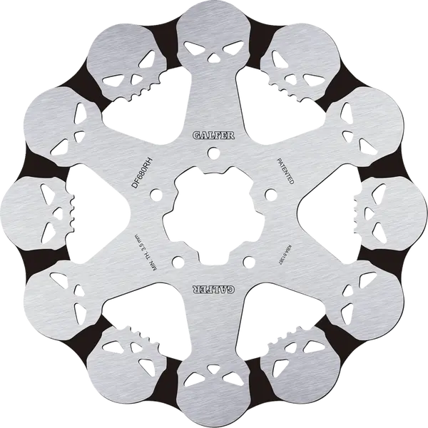 Harley-Davidson Fld 1690 Dyna Switchback [2012-2013, 2012-2016] - Skull Bremsscheibe – Bild 7