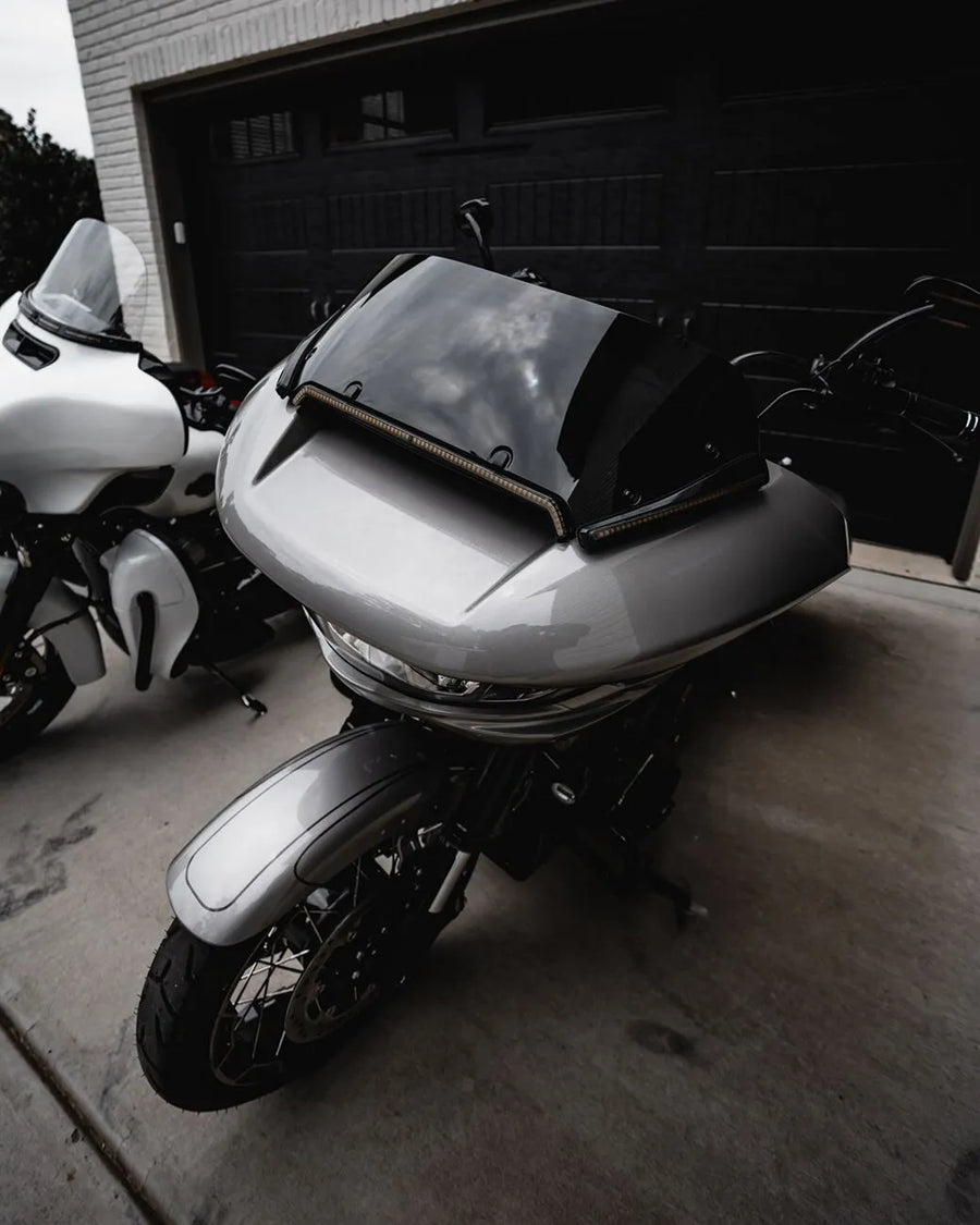 harley-davidson road glide st [CUSTOM DYNAMICS] - Cache d'aération de carénage avec clignotants