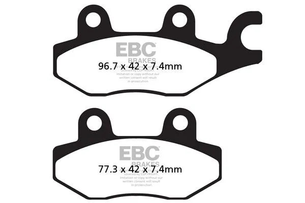 Aprilia SR 125 [EBC] - FA-HH series sintered metal brake pads