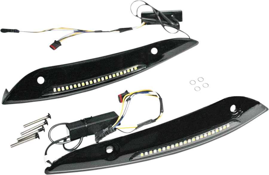 harley davidson fltruse [CUSTOM DYNAMICS] - Bande de pare-brise Genesis® 4 Dynamic LED Road Glide®