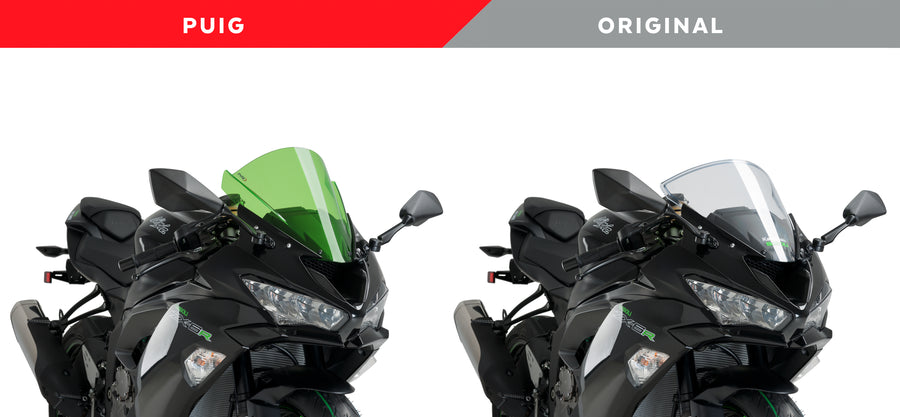 KAWASAKI ZX-6R NINJA [2018] – Bulle Z-Racing – Noir
