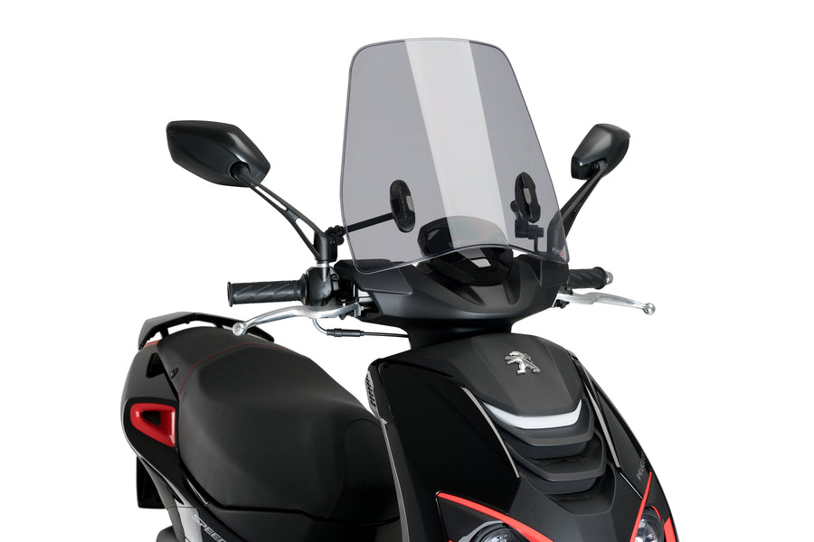 PEUGEOT SPEEDFIGHT 4 50 4T IE E5 [2025] – Bulle scooter urbain – Transparent