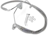 Harley Davidson Flhtcui [DRAG SPECIALTIES] – Edelstahl-Bremsleitungs-Kit, verlängert