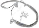 Harley Davidson Flhtcui [DRAG SPECIALTIES] – Edelstahl-Bremsleitungs-Kit, verlängert