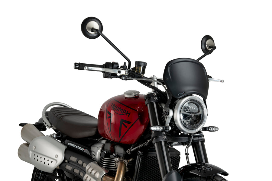 TRIUMPH SCRAMBLER 1200X [2025] – Frontplatte ABS – Carbon look