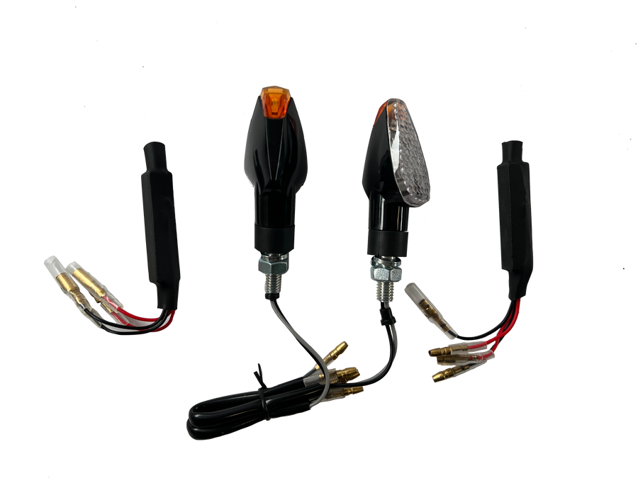 2 LED Blinker Klar Widerstände [E-Prüfzeichen] - Honda Hornet 600 750 900