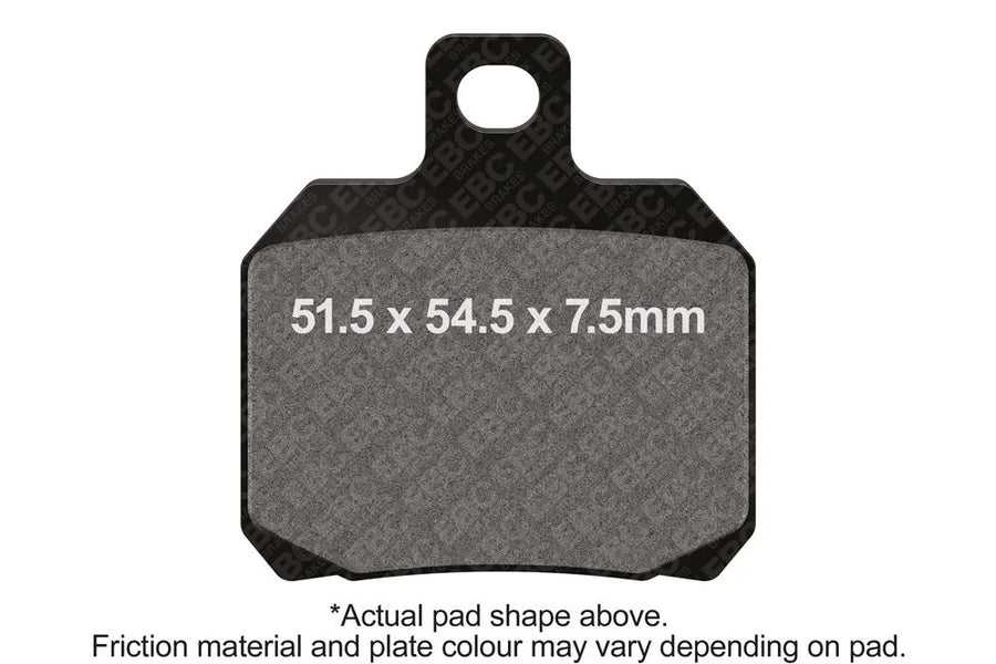 DUCATI S 750 Carenata Dark [EBC] – Extreme Performance Sintered "EPFA" Bremsbeläge hinten